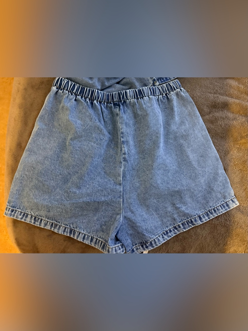 Commense NWT Side Slit Denim Vest & Drawstring Short - Picture 6 of 12